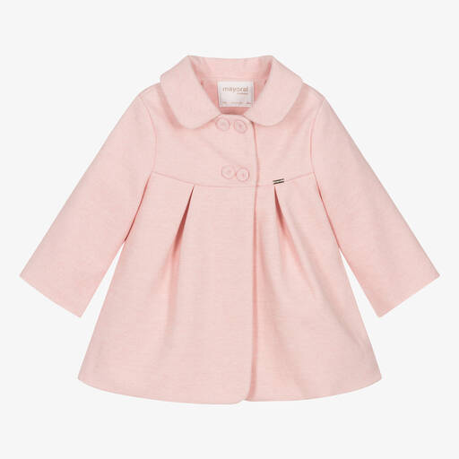 Mayoral-Manteau trapèze rose bébé fille | Childrensalon Outlet