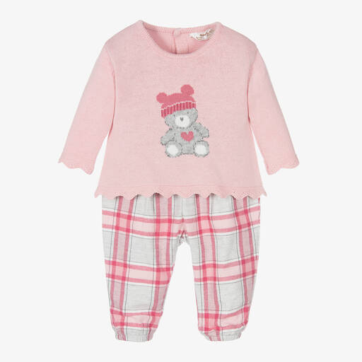 Mayoral Newborn-Baby Girls Pink Trouser Set | Childrensalon Outlet