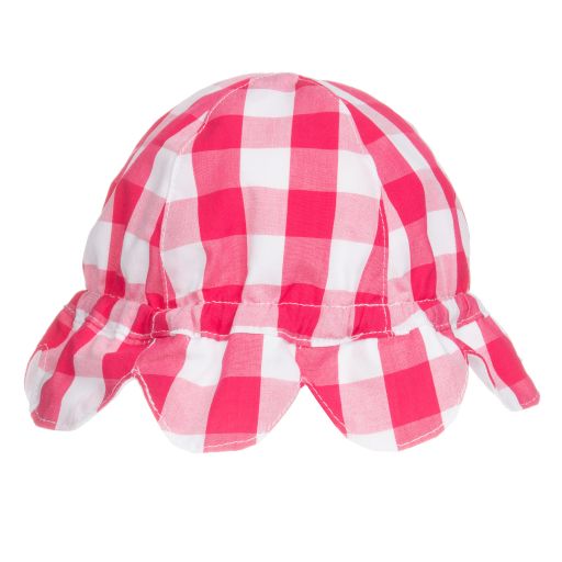 Mayoral Newborn-Baby Girls Pink & White Hat | Childrensalon Outlet