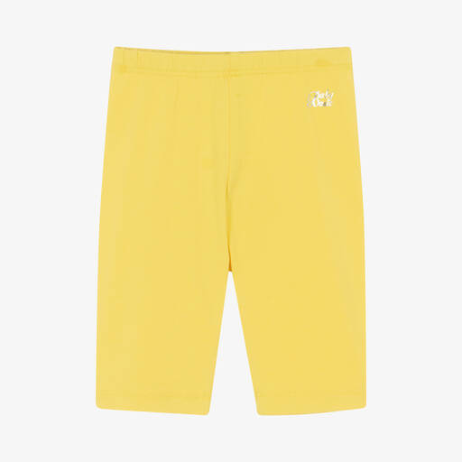 Mayoral-Legging jaune en coton bébé fille | Childrensalon Outlet