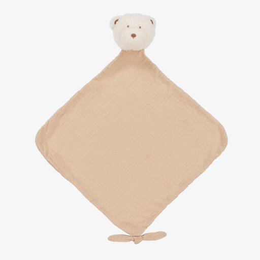 Mayoral-Beige Bear Baby Comforter (30cm) | Childrensalon Outlet