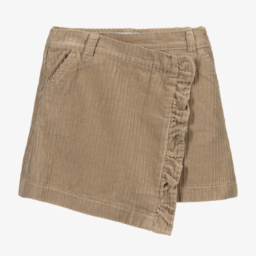 Mayoral-Beige Corduroy Skirt | Childrensalon Outlet