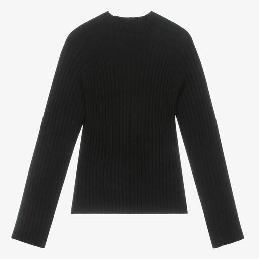 Mayoral-Black Turtle Neck Sweater | Childrensalon Outlet