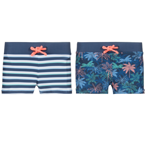 Mayoral-Shorts de bain bleu (x 2) | Childrensalon Outlet