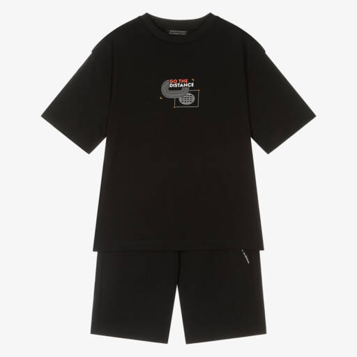 Mayoral Nukutavake-Boys Black Athletic Adventure Shorts Ensemble | Childrensalon Outlet