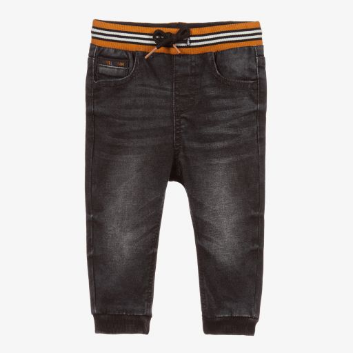 Mayoral-Boys Black Jersey Jeans | Childrensalon Outlet