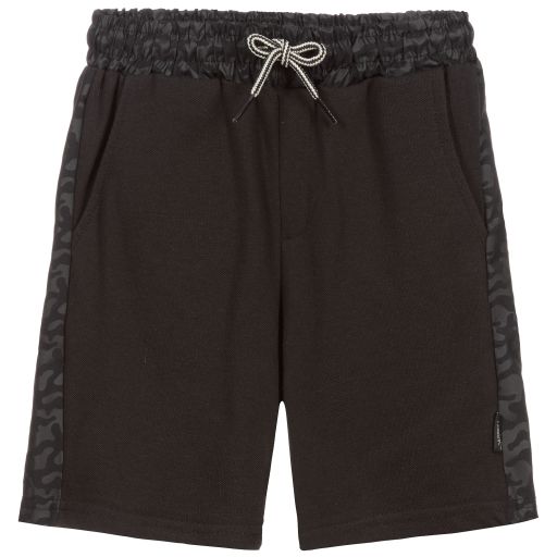 Mayoral-Boys Black Jersey Shorts | Childrensalon Outlet