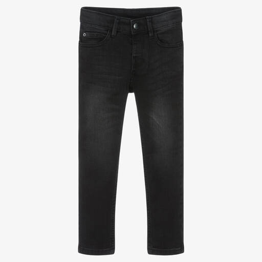 Mayoral-Boys Black Slim Fit Jeans | Childrensalon Outlet