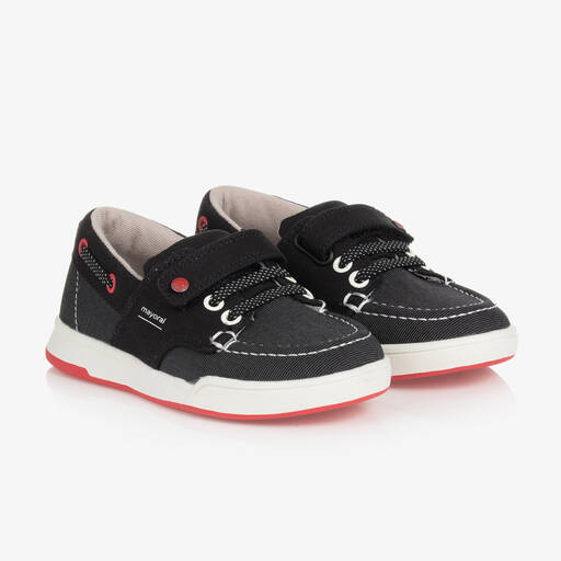 Mayoral-Boys Black Velcro Trainers | Childrensalon Outlet