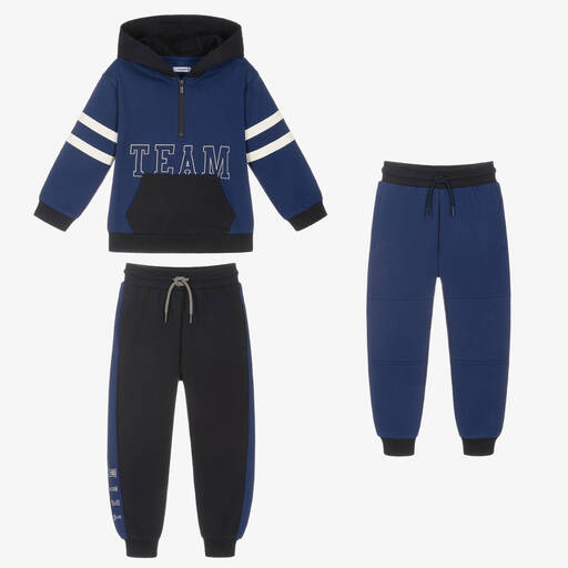 Mayoral-Blauer Trainingsanzug (3-teilig) (J) | Childrensalon Outlet