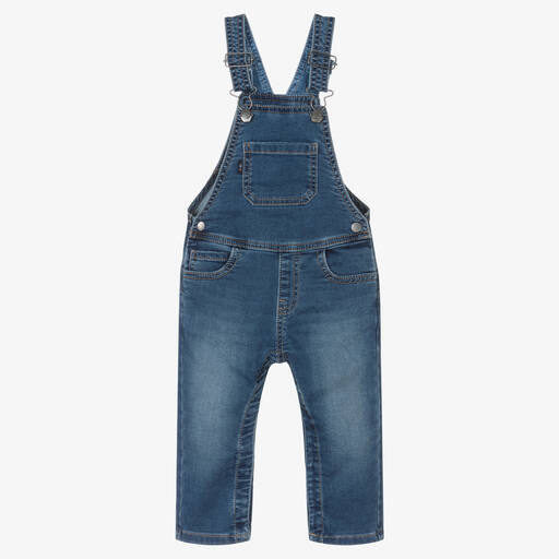 Mayoral-Blaue Jeans-Latzhose aus Baumwolle | Childrensalon Outlet