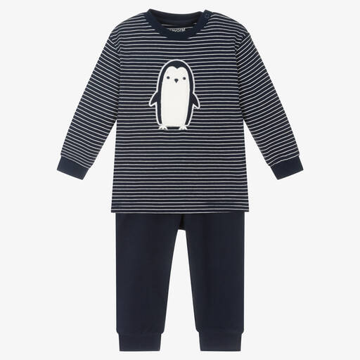 Mayoral-Boys Blue Cotton Pyjamas | Childrensalon Outlet