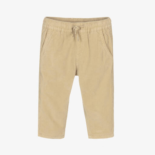 Mayoral-Boys Corduroy Beige Trousers | Childrensalon Outlet