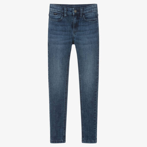 Mayoral Nukutavake-Boys Dark Blue Skinny Denim Jeans | Childrensalon Outlet