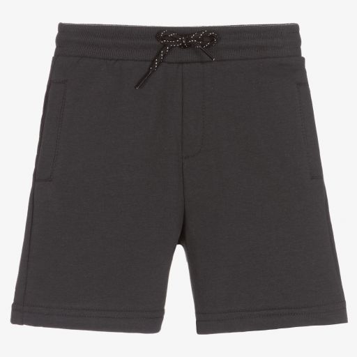 Mayoral-Boys Dark Grey Cotton Shorts | Childrensalon Outlet