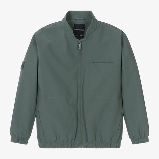 Mayoral Нукутаваке-Boys Green Bomber Jacket | Childrensalon Outlet