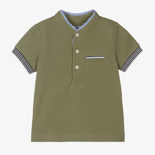 Mayoral-Grünes Poloshirt aus Baumwolle (J) | Childrensalon Outlet