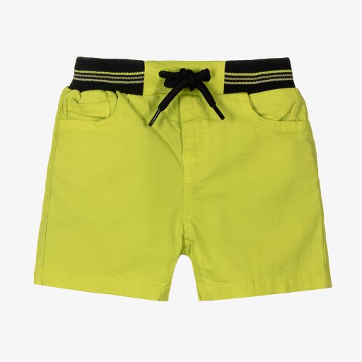 Mayoral-Boys Green Cotton Shorts | Childrensalon Outlet