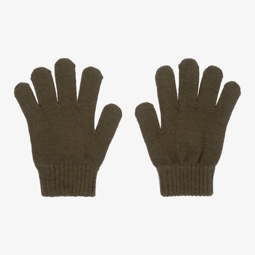 Mayoral-Gants verts en maille Garçon | Childrensalon Outlet