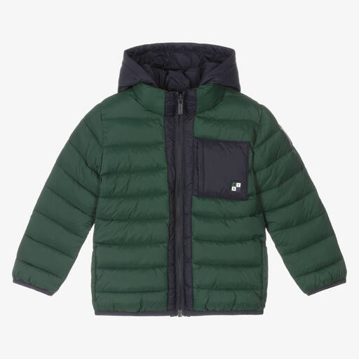 Mayoral-Boys Green Puffer Jacket | Childrensalon Outlet