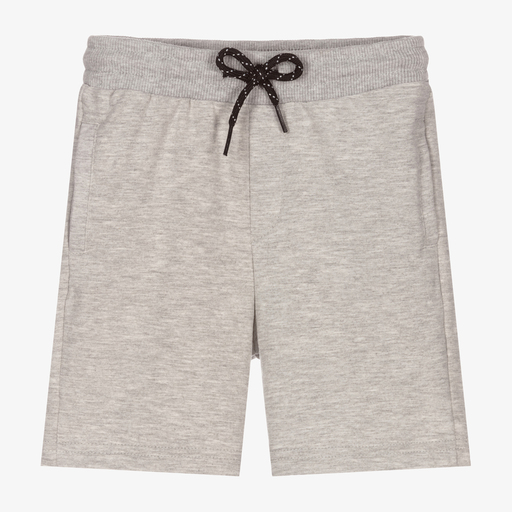 Mayoral-Boys Grey Cotton Shorts | Childrensalon Outlet