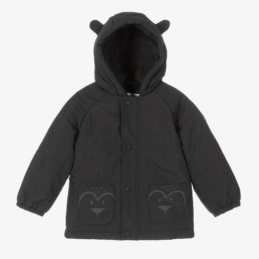Mayoral-Boys Grey Fleece-Lined Coat | Childrensalon Outlet
