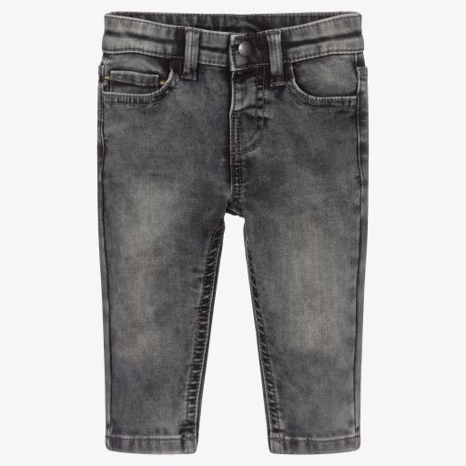 Mayoral-Boys Grey Jersey Jeans | Childrensalon Outlet
