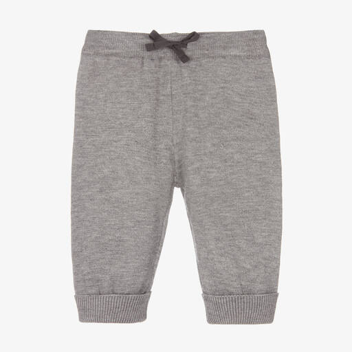 Mayoral-Boys Grey Knitted Joggers | Childrensalon Outlet