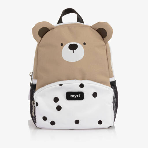 Mayoral-Boys Ivory Bear Print Backpack | Childrensalon Outlet