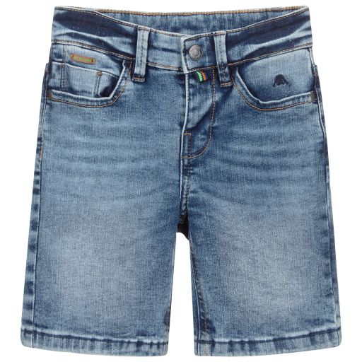 Mayoral-Boys Mid-Blue Denim Shorts | Childrensalon Outlet