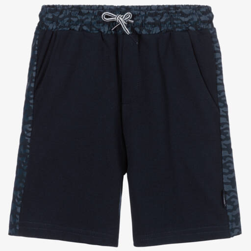 Mayoral-شورت بولي قطن جيرسي لون كحلي للأولاد | Childrensalon Outlet