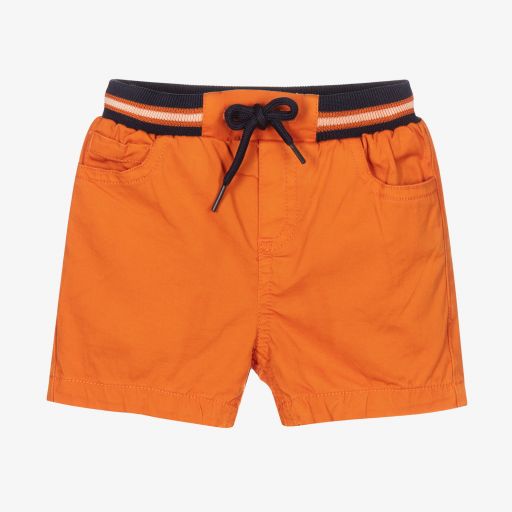 Mayoral-Orange Baumwollshorts für Jungen | Childrensalon Outlet