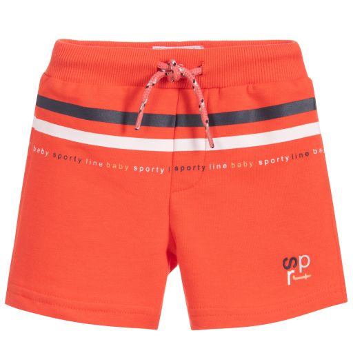 Mayoral-Boys Orange Jersey Shorts | Childrensalon Outlet