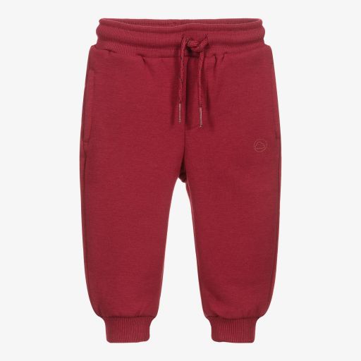 Mayoral-Boys Red Cotton Joggers | Childrensalon Outlet