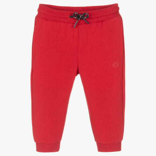 Mayoral-Boys Red Cotton Joggers | Childrensalon Outlet