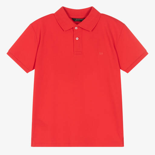 Mayoral-Rotes Baumwoll-Poloshirt für Jungen | Childrensalon Outlet