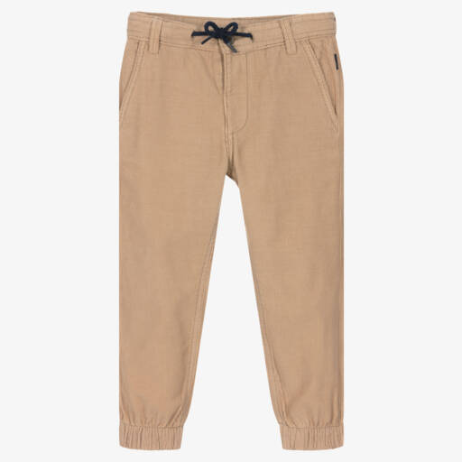 Mayoral-Boys Taupe Corduroy Trousers | Childrensalon Outlet