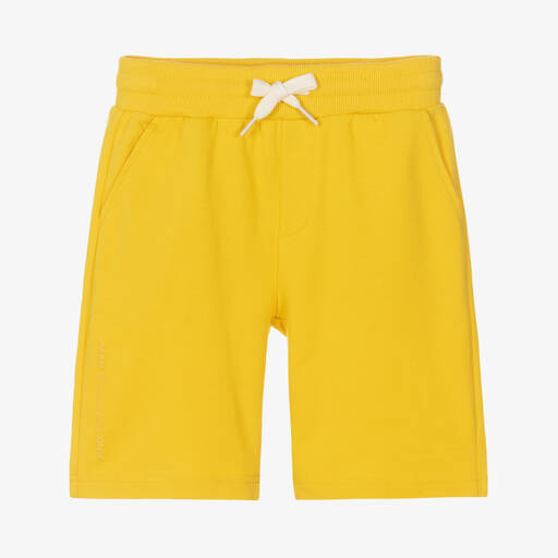 Mayoral Nukutavake-Boys Yellow Jersey Shorts | Childrensalon Outlet