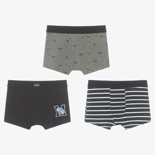 Mayoral-Cotton Boxer Shorts (3 Pack) | Childrensalon Outlet