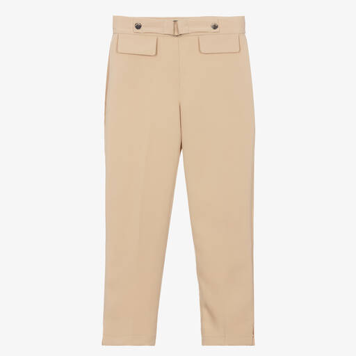 Mayoral-Girls Beige Trousers | Childrensalon Outlet