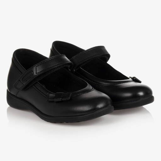 Mayoral-Черные кожаные туфли на ремешке для девочек | Childrensalon Outlet