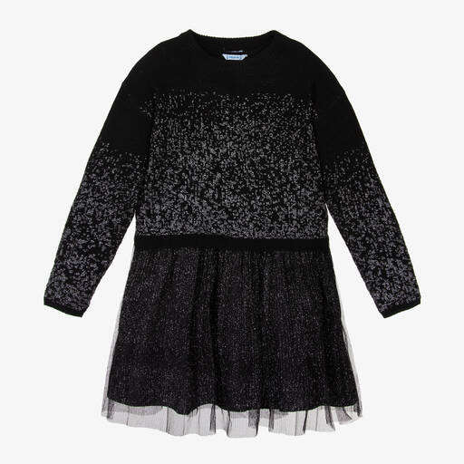 Mayoral-Schwarzes Pullover & Kleid Set (M) | Childrensalon Outlet