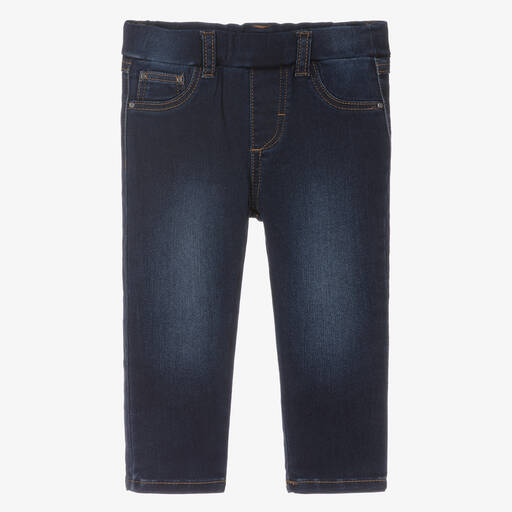 Mayoral-Girls Blue Denim Jeggings | Childrensalon Outlet