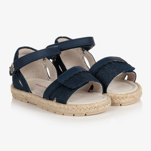 Mayoral-Blaue Espadrille-Sandalen (M) | Childrensalon Outlet