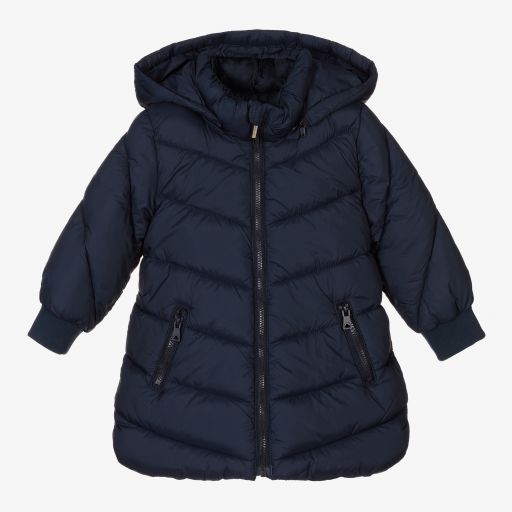 Mayoral-Blauer Steppmantel für Mädchen | Childrensalon Outlet