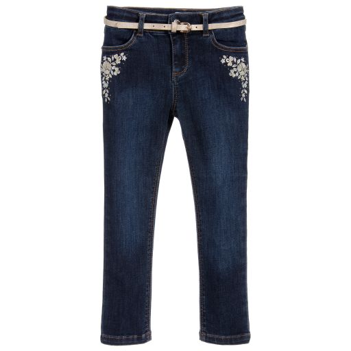 Mayoral-Blaue Skinny-Jeans für Mädchen  | Childrensalon Outlet