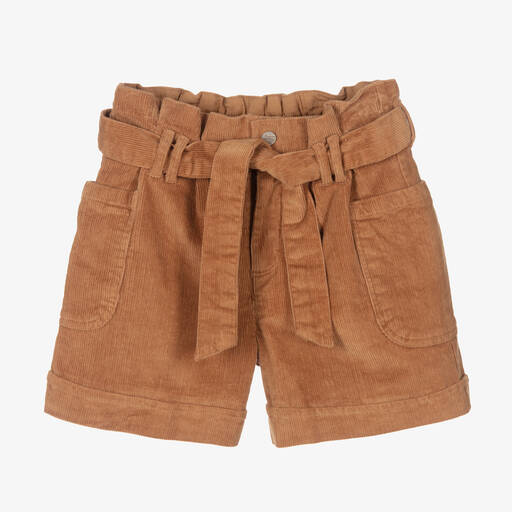 Mayoral-Braune Cord-Shorts für Mädchen | Childrensalon Outlet