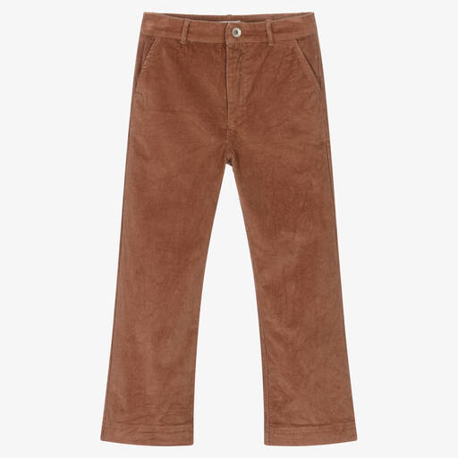Mayoral-Girls Brown Corduroy Trousers | Childrensalon Outlet