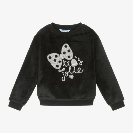 Mayoral-Girls Cosy Plush Sweatshirt | Childrensalon Outlet