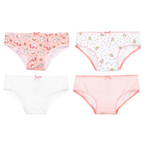 Mayoral-Girls Cotton Knickers (4 Pack) | Childrensalon Outlet